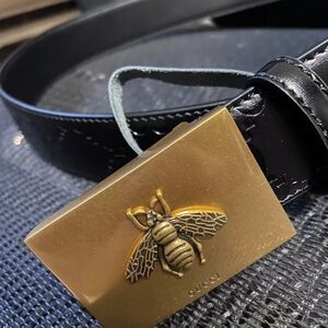 Gucci Men's Belt Bee Buckle